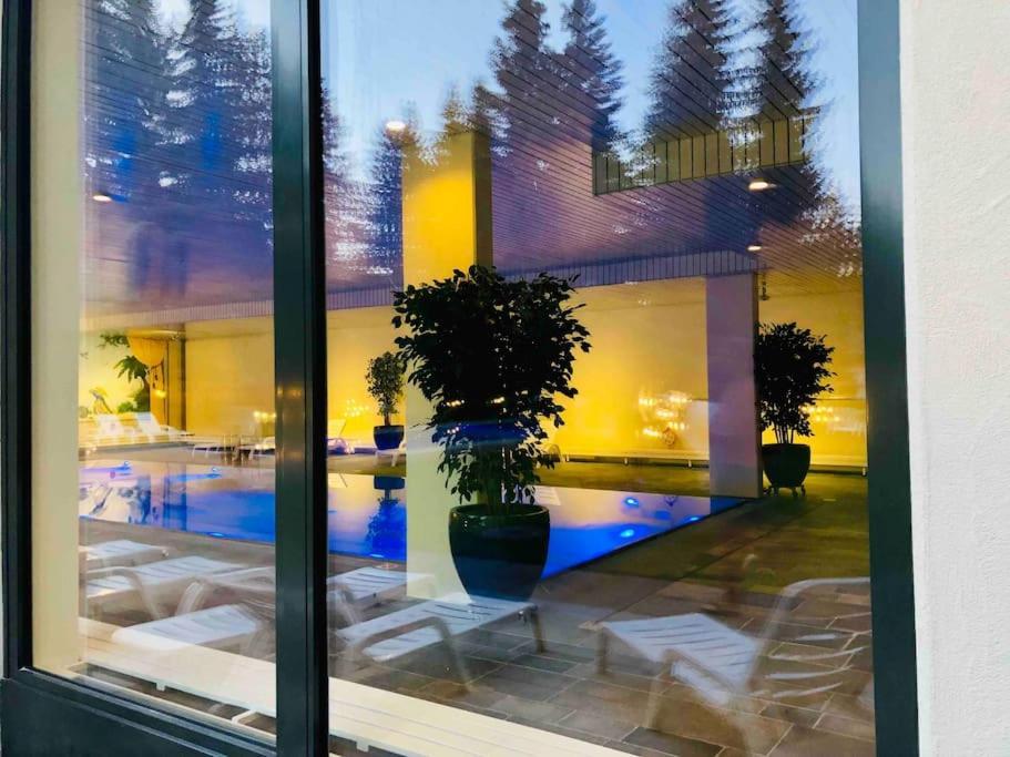 Modern Laax Apt, Swimming Pools, Wellness & Tennis Kültér fotó