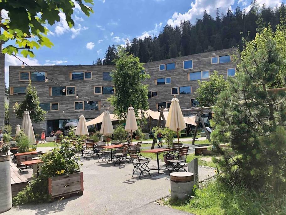 Modern Laax Apt, Swimming Pools, Wellness & Tennis Kültér fotó